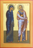 Mère de Dieu "Kataphygi" ("Refuge") et Jean le Théologien